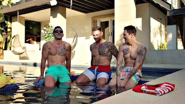 Confused Hunk Helped Out By Cock - ASGmax