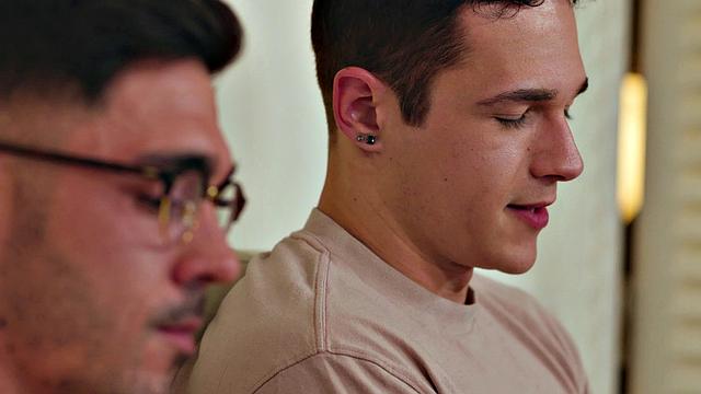 Confused Hunk Helped Out By Cock - ASGmax