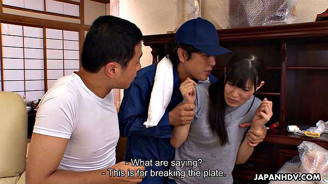 Cheating Ami Kikukawa Is Horny For Young Cock