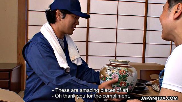 Cheating Ami Kikukawa Is Horny For Young Cock