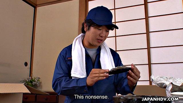 Cheating Ami Kikukawa Is Horny For Young Cock