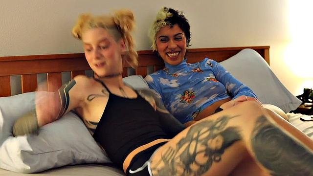 Real amateur spoils inked slut