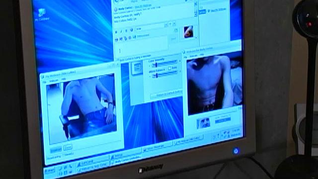 Niki and Andy decide to beat off for each other on webcam. Between the sexy chat and images of each other's smooth bodies and hard cocks, the two men get pretty horned up and shoot big loads of warm cum on themselves.