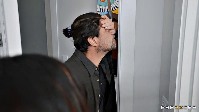 Super-Hot Neighbor & Big Natural MILF Drain New Stepson