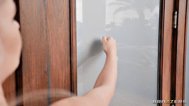 Super-Hot Neighbor & Big Natural MILF Drain New Stepson