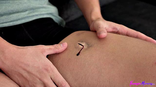 Скайлар Сноу оценила размер отчима и посмеялась - семейные развлечения на максимум