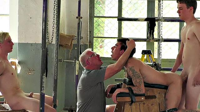 Master Kane Uses Three Boys! Part 3 - Justin Tiempo, Roman Capellini, Mitch Schif & Sebastian Kane