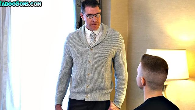 Taboo stepdad fucks stepson's 21yo ass in bizarre anal