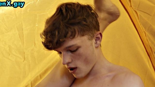 Skinny Twink Barebacing Bff In Tent Outdoors In Camp