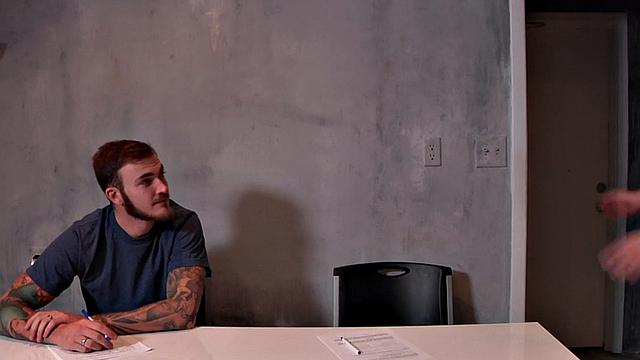 Gay dude penetrates hunk in ass in doggystyle