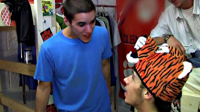 Real straight guys on party going gay