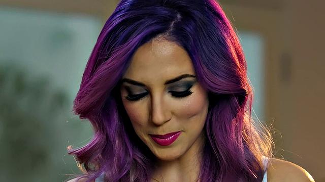 Sydney Cole's interview: inside, topless, and pierced milf with brown hair and small tits in lingerie and panties