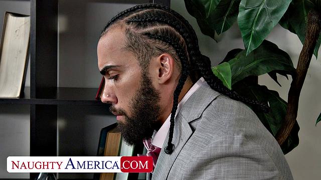 Sexy co-worker Bianca Burke is horny and in need of a Big Black