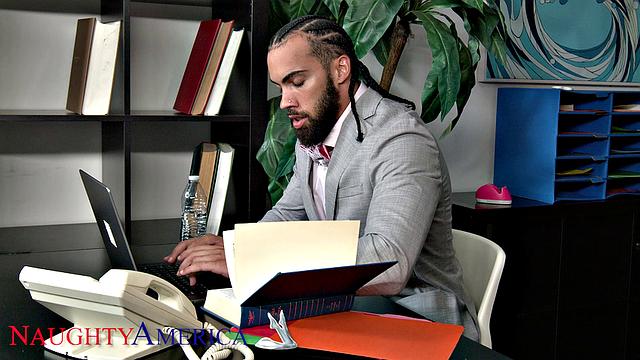 Sexy co-worker Bianca Burke is horny and in need of a Big Black