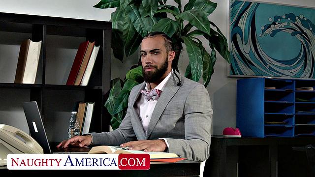 Sexy co-worker Bianca Burke is horny and in need of a Big Black