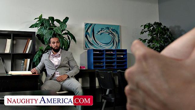 Sexy co-worker Bianca Burke is horny and in need of a Big Black