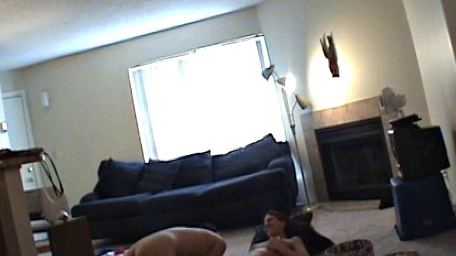 Watch as Girlfriend gets caught having steamy sex with a voyeuristic lesbian in a spy cam video