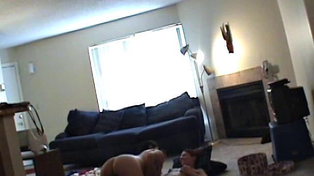 Watch as Girlfriend gets caught having steamy sex with a voyeuristic lesbian in a spy cam video