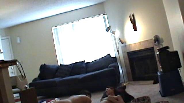 Watch as Girlfriend gets caught having steamy sex with a voyeuristic lesbian in a spy cam video