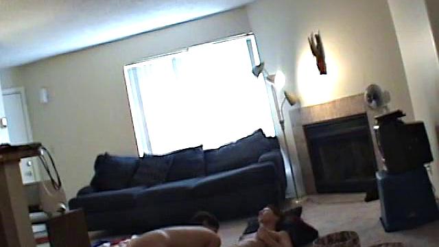 Watch as Girlfriend gets caught having steamy sex with a voyeuristic lesbian in a spy cam video