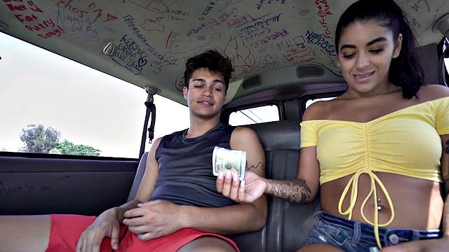 Pulled straight stud goes gay in public for money