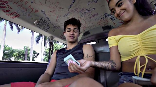 Pulled straight stud goes gay in public for money