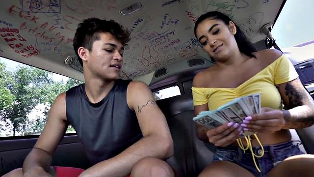 Pulled straight stud goes gay in public for money