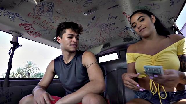 Pulled straight stud goes gay in public for money