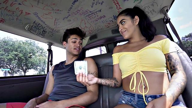 Pulled straight stud goes gay in public for money