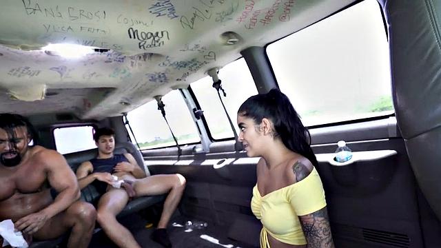 Pulled straight stud goes gay in public for money