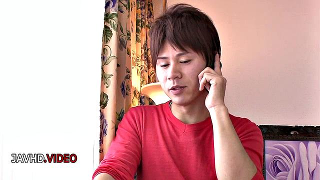 Кей Аканиши развлекается по полной: сперва минет, потом жаркий трах - японская классика с изюминкой и шуткой про самураев!