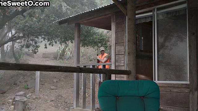 Big-titted babe doggystyled by her lover in passionate affair