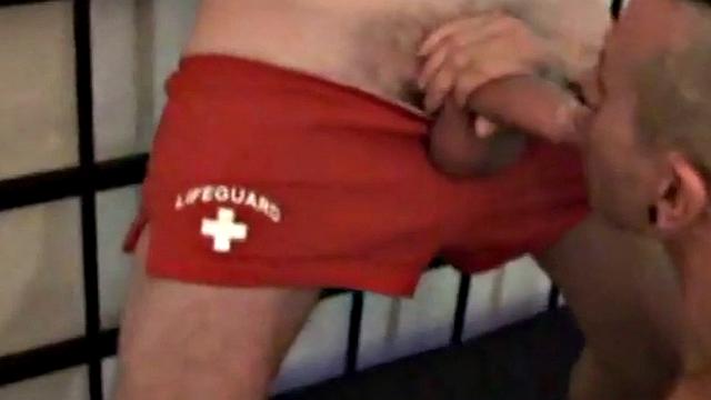 Vintage rough german studs throat-fuck