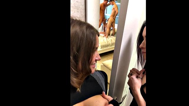 Nasty bitches love sharing dicks in group sex