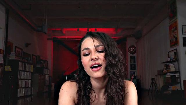 HJ amateur 21yo wanks POV dick while talking dirty