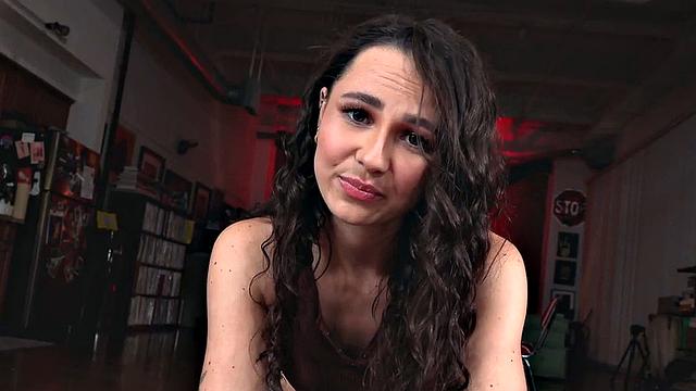 HJ amateur 21yo wanks POV dick while talking dirty