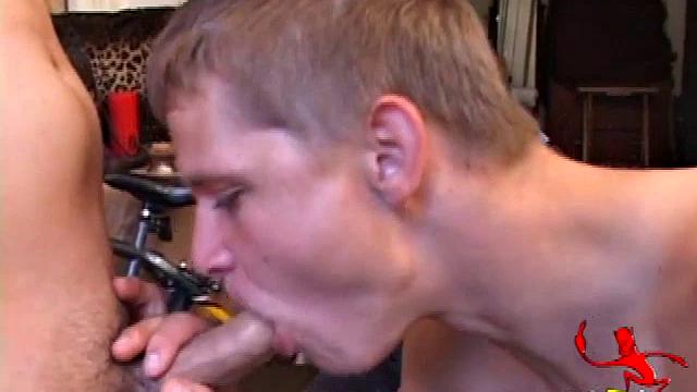 Gunner and Lucas Blow Dick
