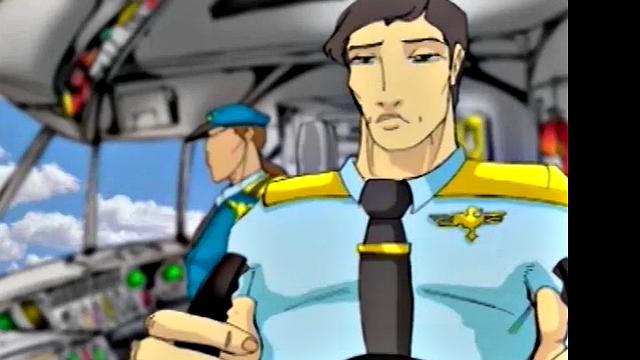 взрослая аниме-красотка смело сосёт и трахается с сантехником