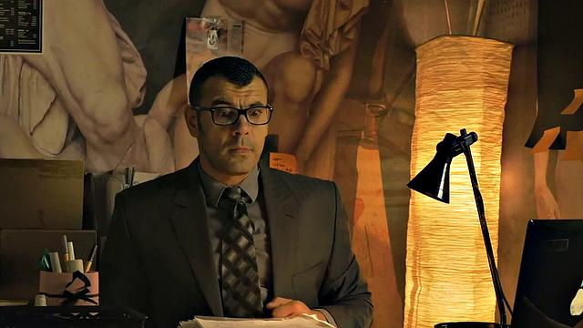 Black lez secretary pussyfingered at work by white babe