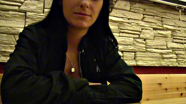 How Much Cum Will This Pretty Babe Swallow For A Free Phone