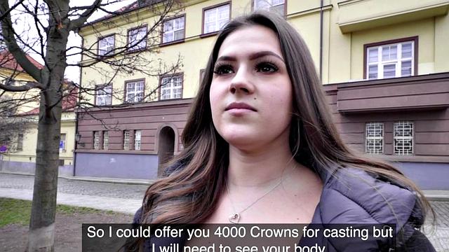 Bigtit amateur babe gets pickedup for POV blowjob and sex