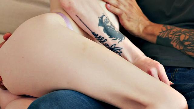 Petite redhead 21yo gets fucked after deep BJ