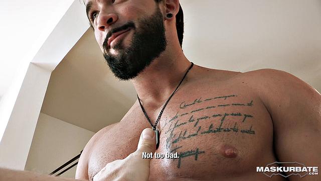 Potential Waiter Shows Off His BIG Asset - Zack Lemec - Maskurbate