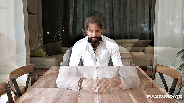 Potential Waiter Shows Off His BIG Asset - Zack Lemec - Maskurbate