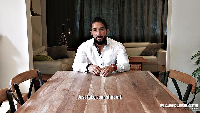 Potential Waiter Shows Off His BIG Asset - Zack Lemec - Maskurbate