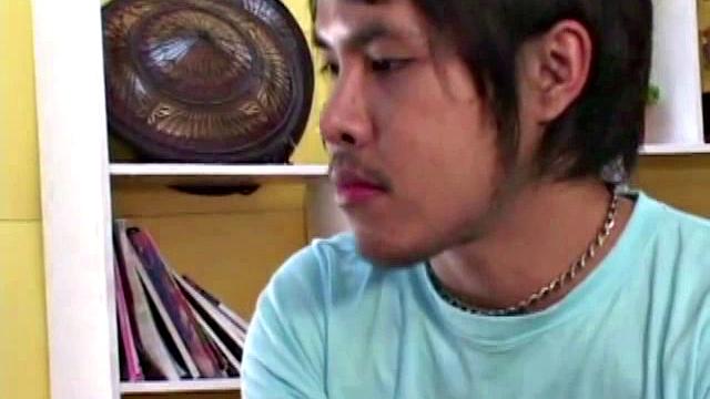 Three horny Asian boys get together for a hot threesome and in no time clothes are off, as kissing, cuddling and stroking begins. They move to the bed, and with Dew and Tee kissing, Fang focuses on sucking their cocks.