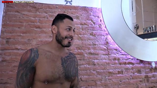 Darkko's ass gets put to the test when Viktor and Zeus decide to try their fists too. - Barcelona Bubble Butt Bangers 2
