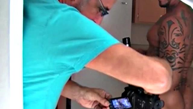 Look behind the scenes, with Victor Cody, on the set of Barebackmedaddy.com. You get to see it all, uncut.