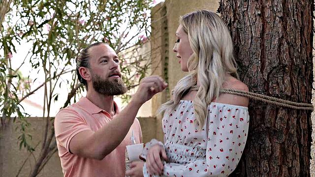 Charlotte Sins with her friend's dad!!