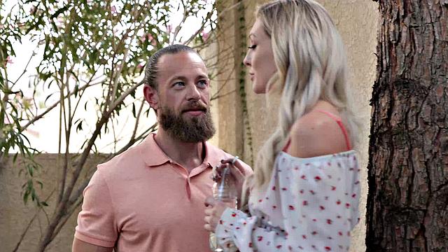 Charlotte Sins with her friend's dad!!